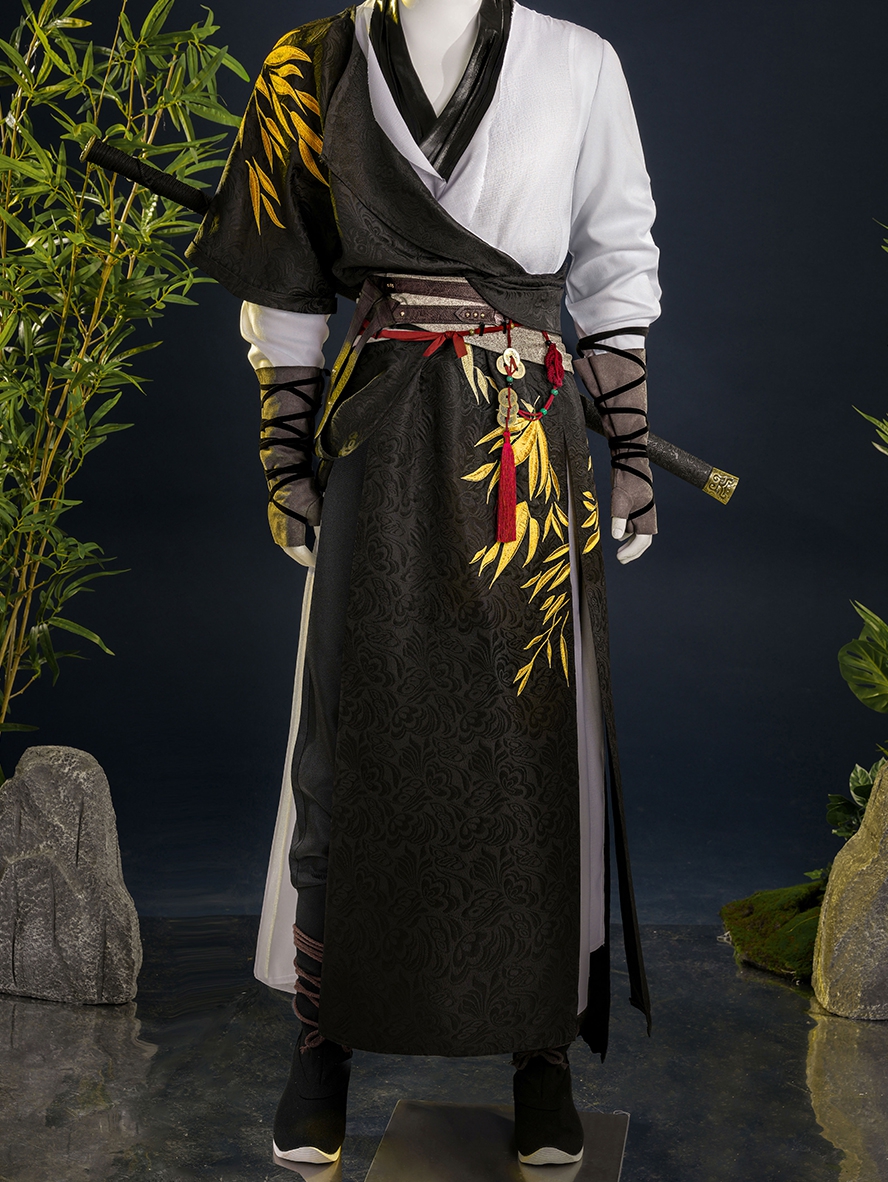 Where Winds Meet Cosplay Player Young Martial Master Initial Black Boots