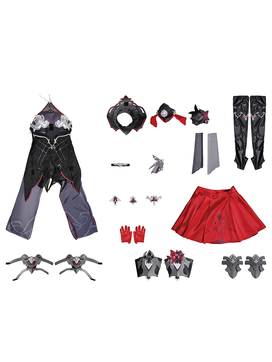 Game Honkai Impact 3rd Cosplay Nightmare Star Abyss Seele Vollerei Costume