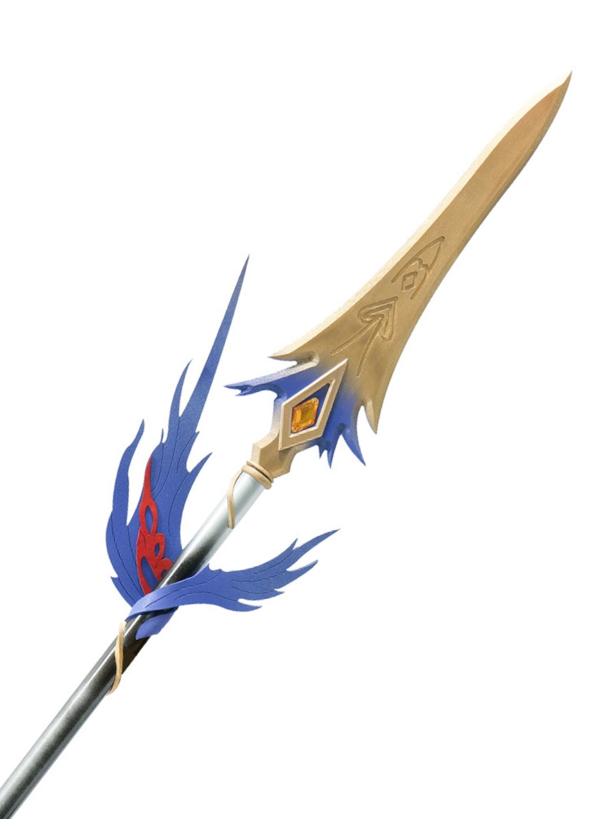 Game Naraka Bladepoint Cosplay Cyra Prop Weapon Spear