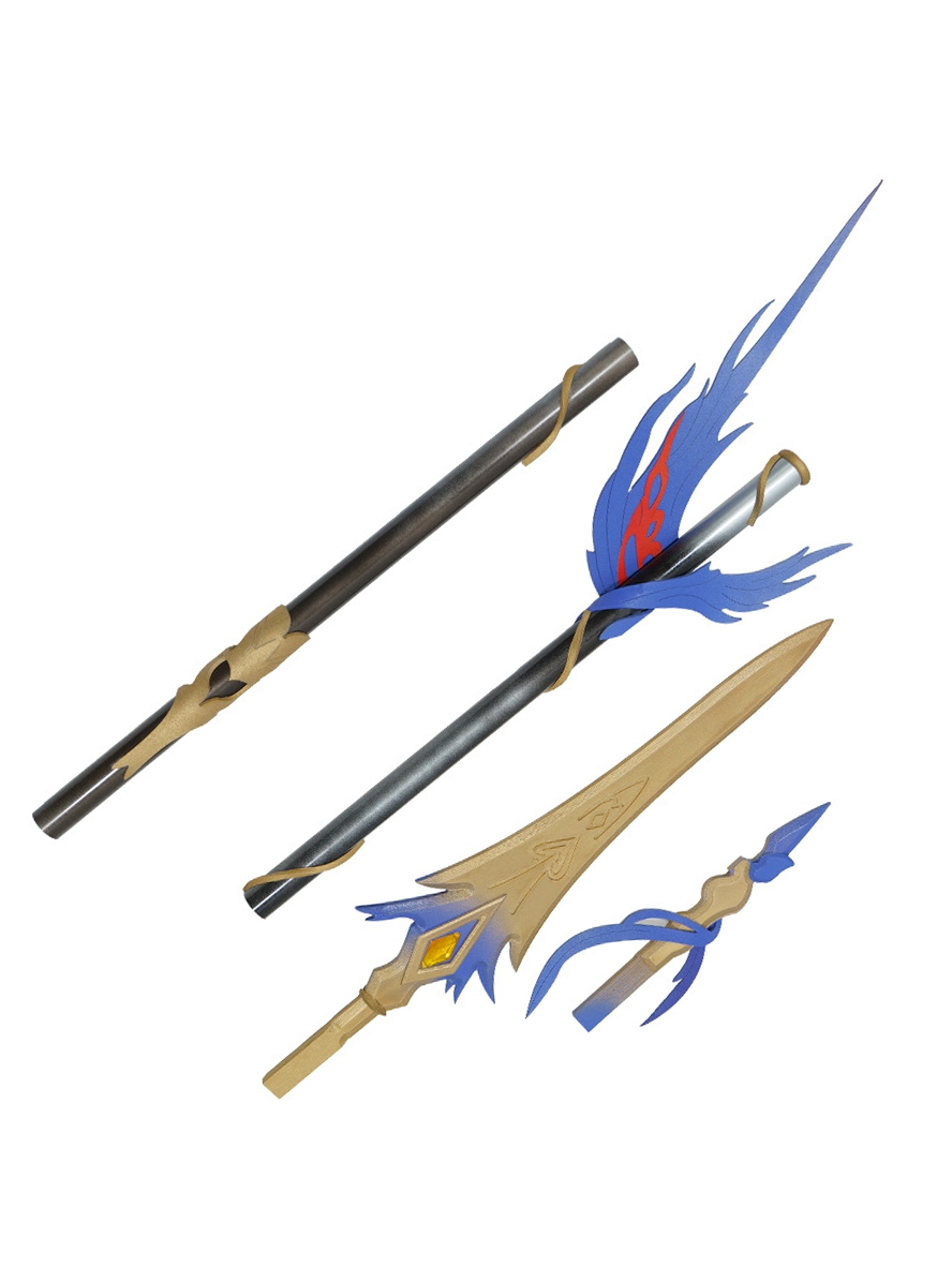 Game Naraka Bladepoint Cosplay Cyra Prop Weapon Spear
