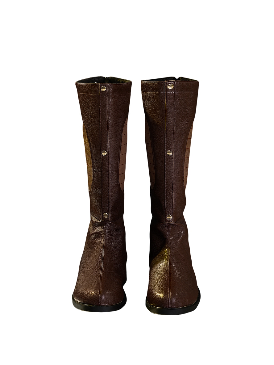 Game Where Winds Meet Cosplay Jiang Yan Brown Boots
