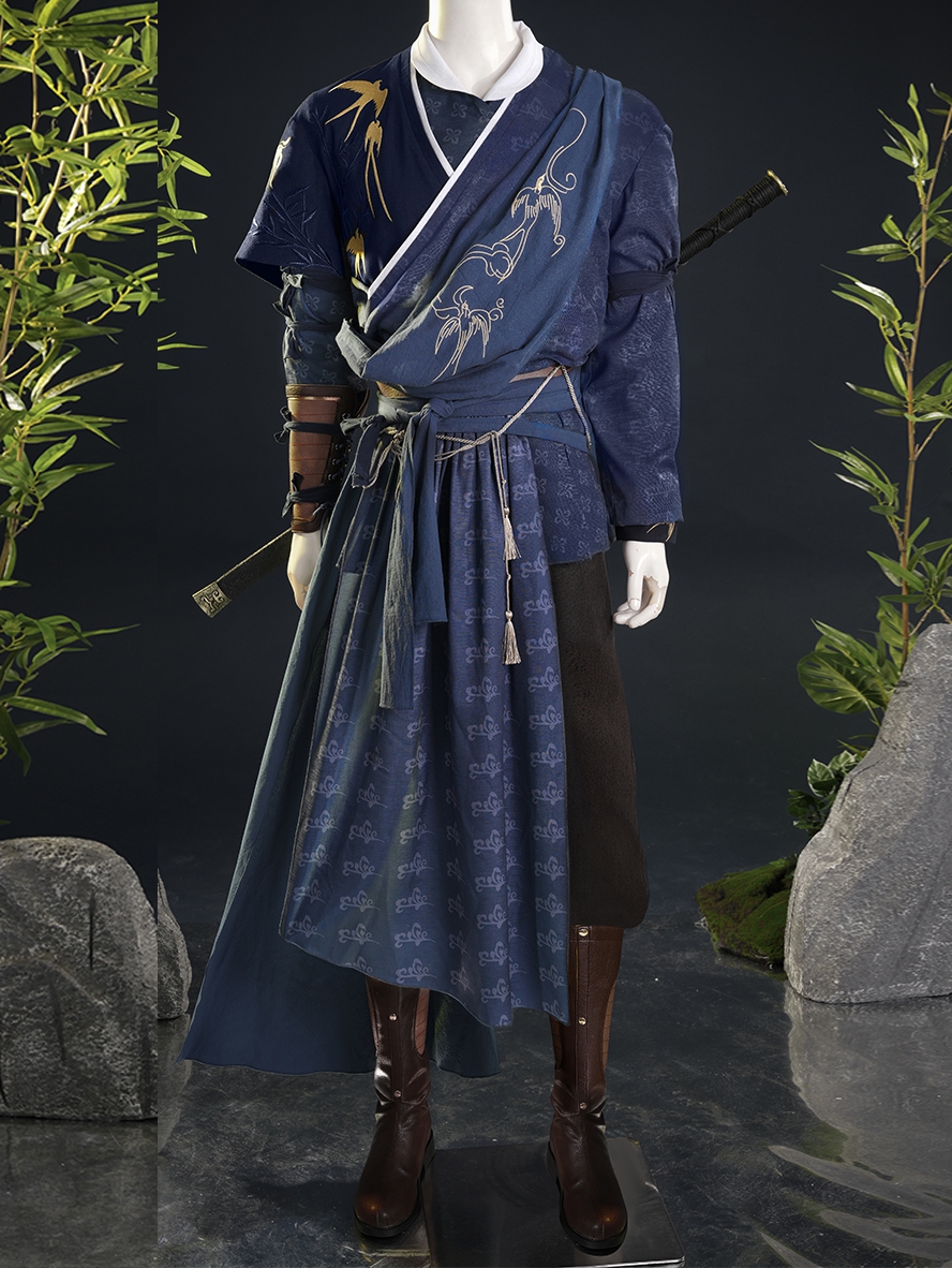Game Where Winds Meet Cosplay Jiang Yan Brown Boots