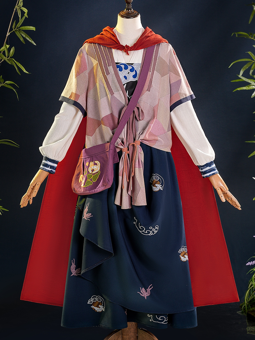 Game Where Winds Meet Cosplay Red Line Costume