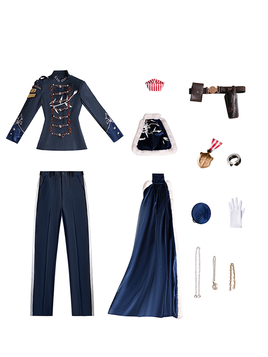 Game Identity V Cosplay Conan Doyle Collaboration Jose Baden First Officer Inspector Lestrade Costume