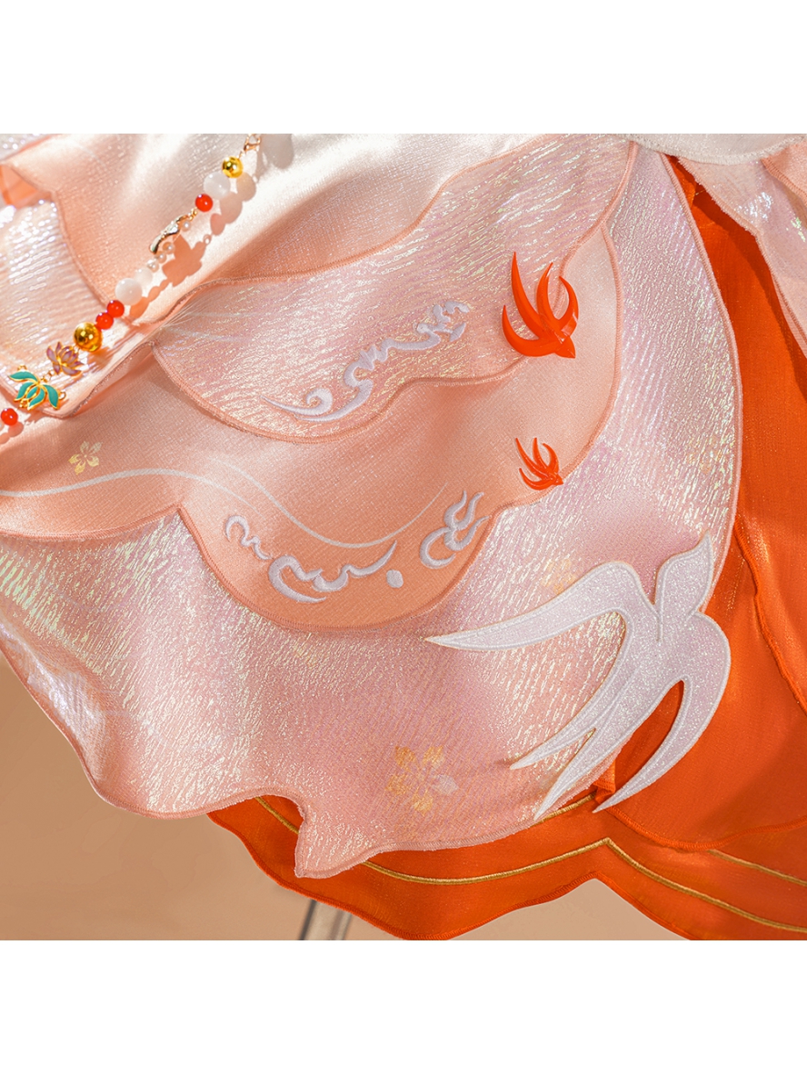 Game Honor Of Kings Cosplay Xi Shi Lovesickness Valentine Day Limited Skin Costume