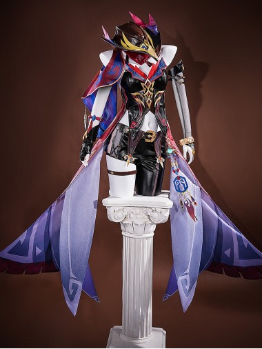 Game Genshin Impact Cosplay Chasca Costume