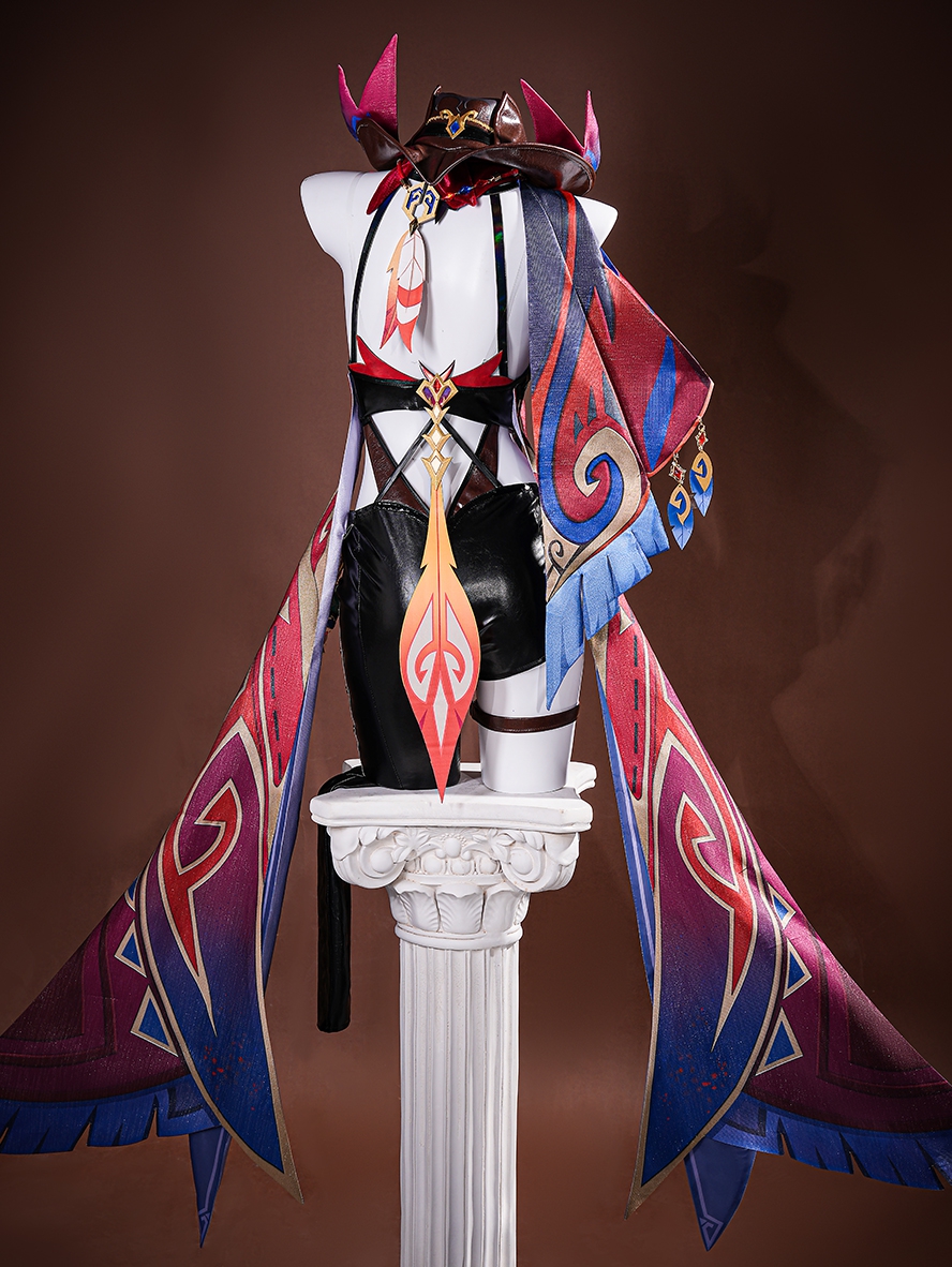 Game Genshin Impact Cosplay Chasca Costume