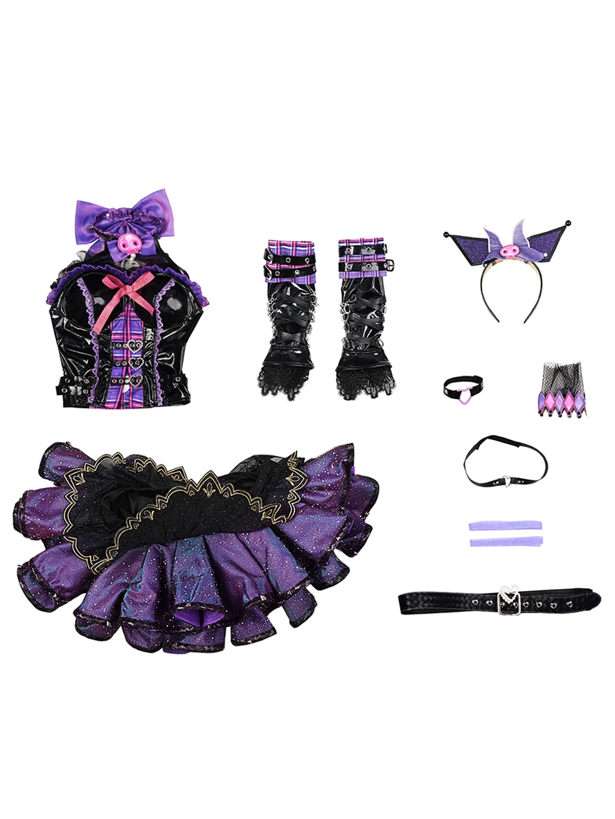 Game Naraka Bladepoint x Sanrio Cosplay Tessa Kuromi Costume