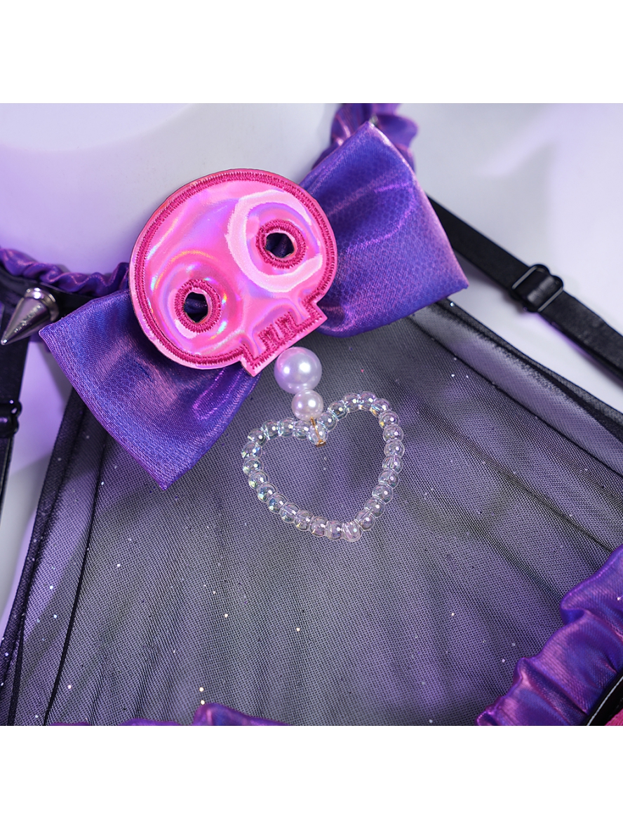 Game Naraka Bladepoint x Sanrio Cosplay Tessa Kuromi Costume