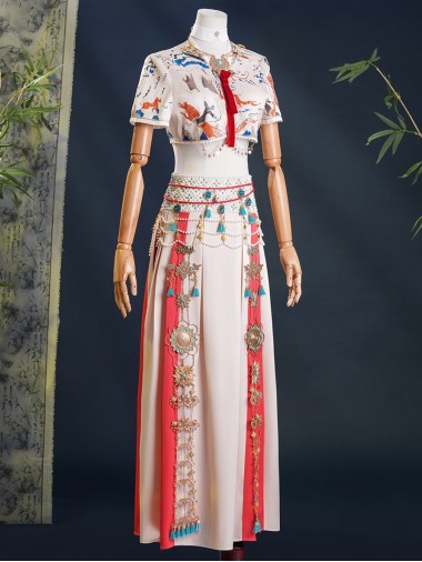 Game Where Winds Meet Cosplay Female Gamer Liyuan Sect Martial Arts Clothing Costume