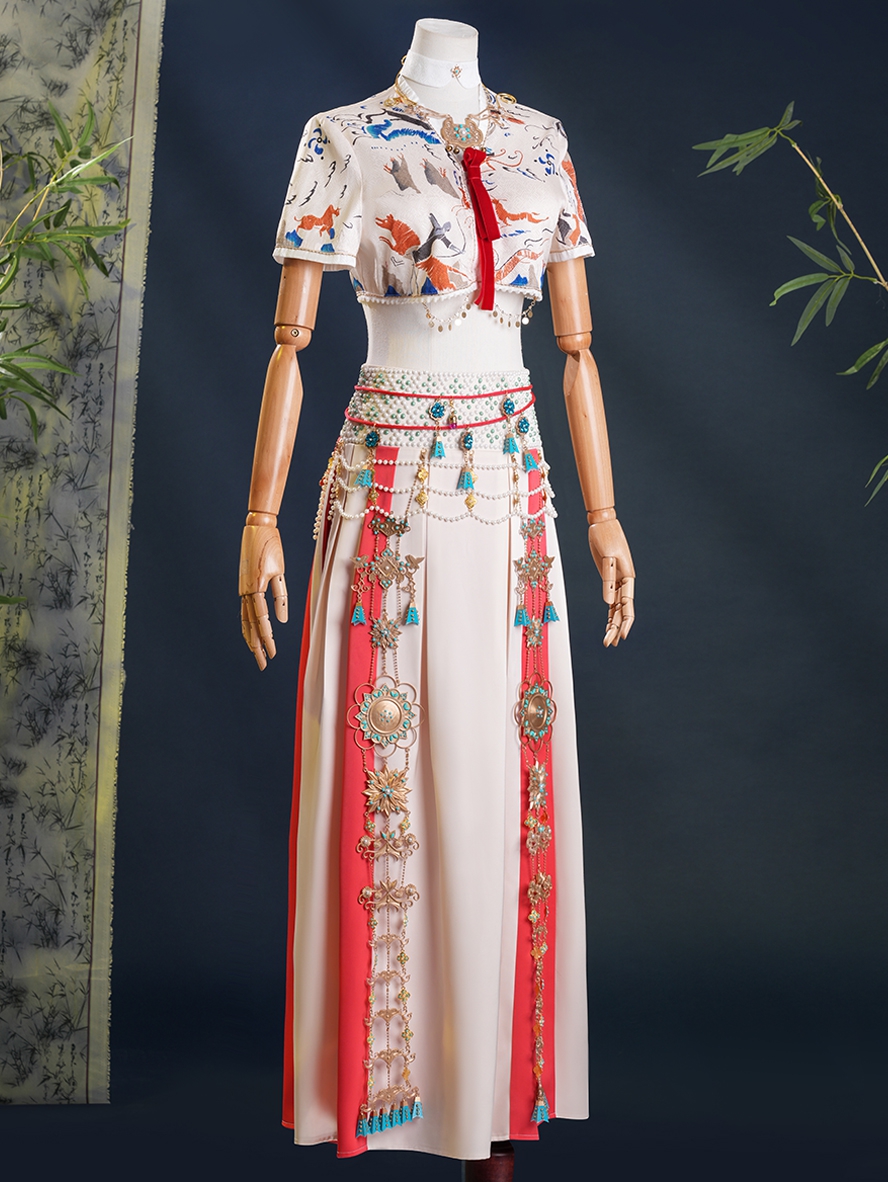 Game Where Winds Meet Cosplay Female Gamer Liyuan Sect Martial Arts Clothing Costume