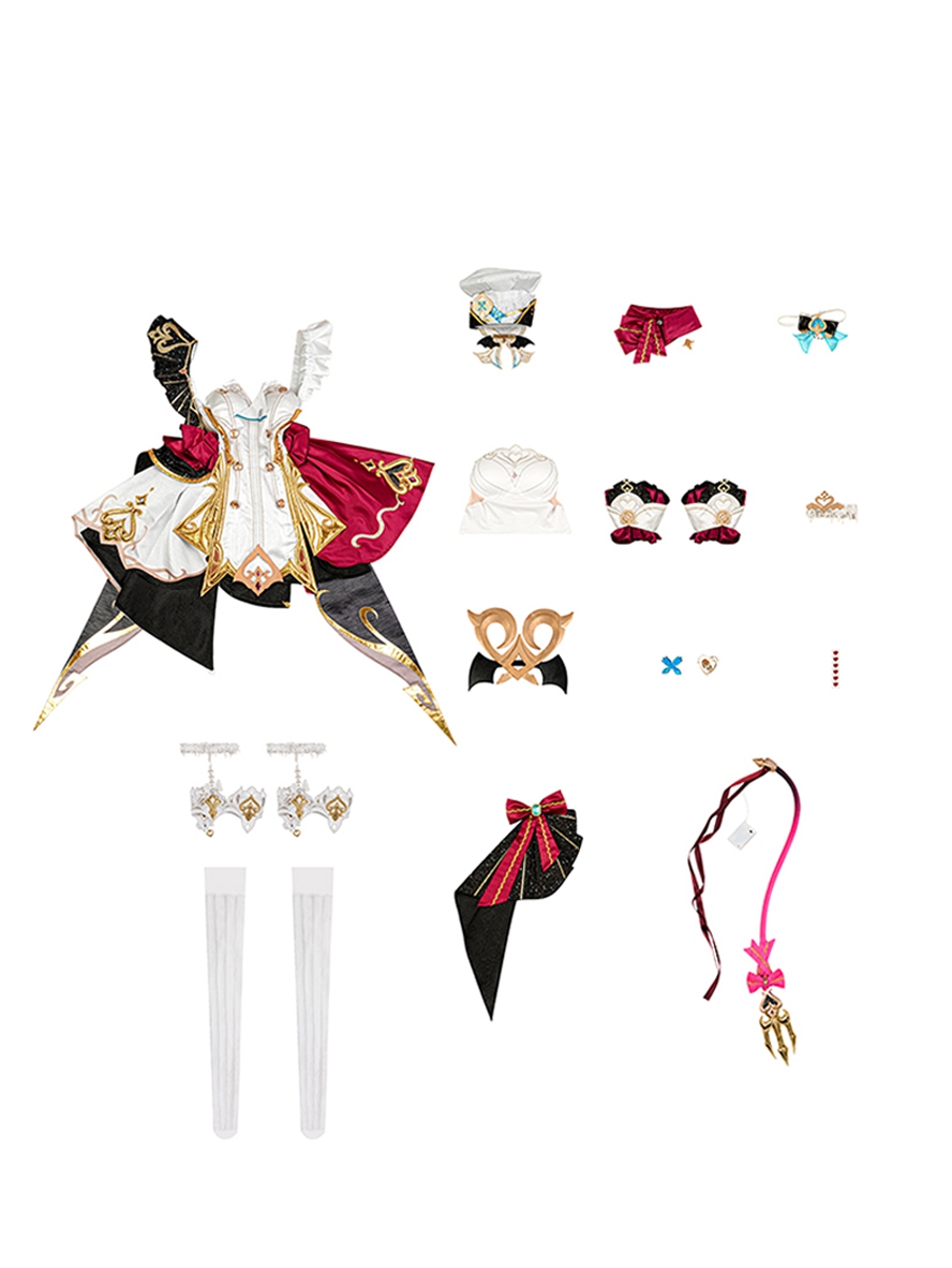 Game Genshin Impact Cosplay Escoffier Costume