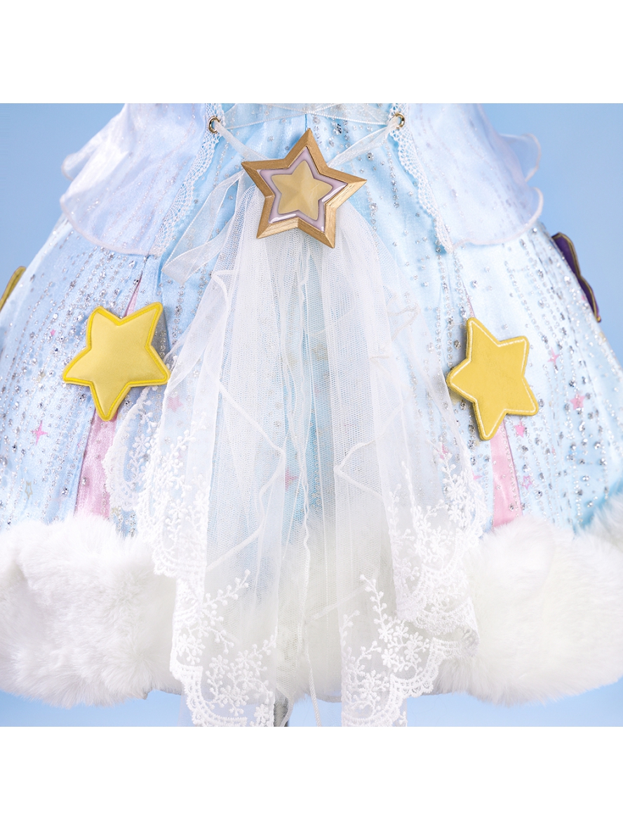 Game Naraka Bladepoint Cosplay Ziping x Sanrio Kuromi Costume
