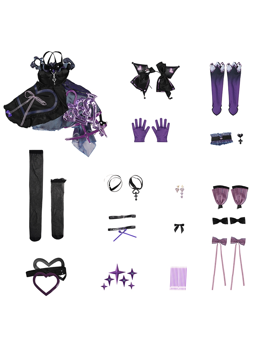 Game Honor Of Kings Cosplay Sanrio Characters Collaboration Kuromi Heart Angela Costume