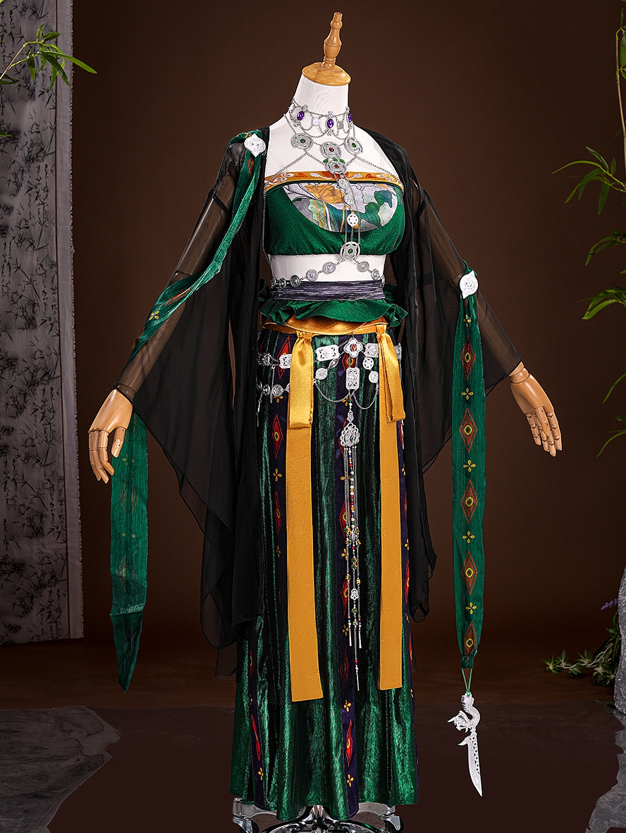 Game Where Winds Meet Cosplay Drunk Flower Shade Sect Women Costume