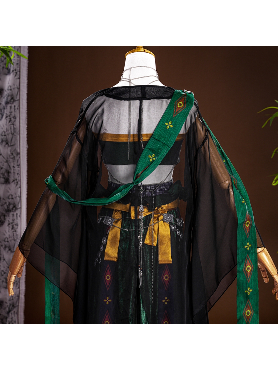 Game Where Winds Meet Cosplay Drunk Flower Shade Sect Women Costume