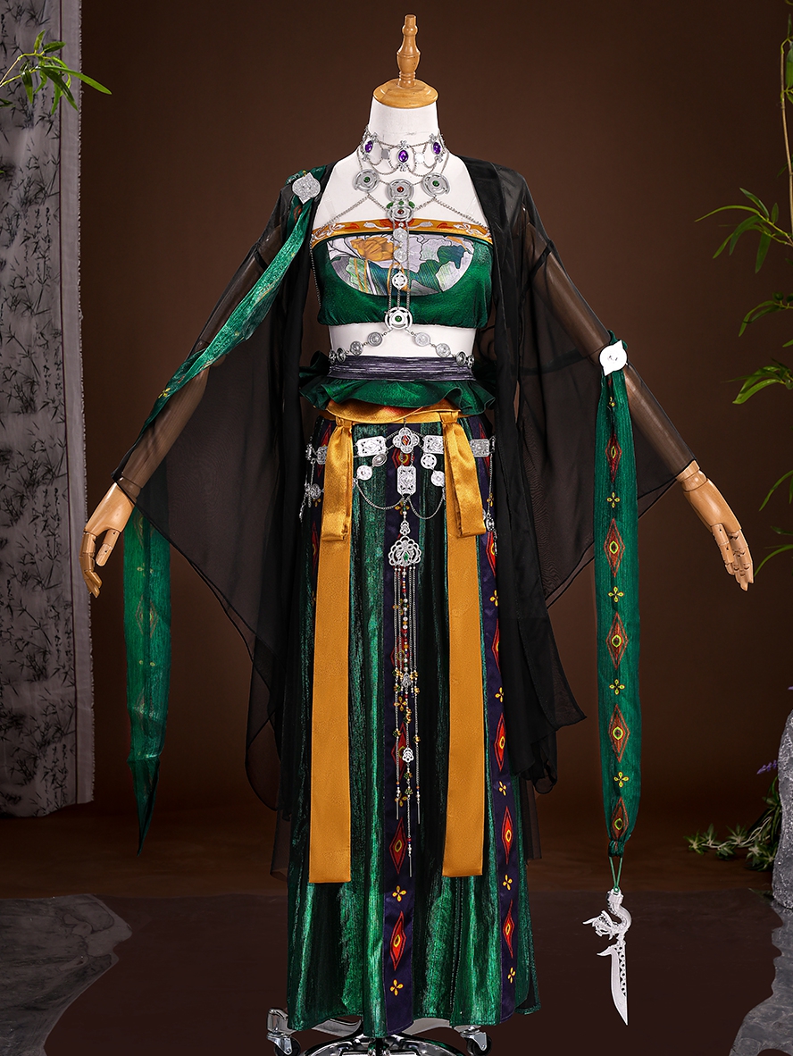 Game Where Winds Meet Cosplay Drunk Flower Shade Sect Women Costume