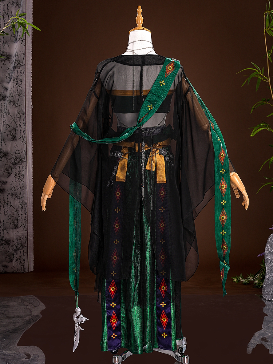 Game Where Winds Meet Cosplay Drunk Flower Shade Sect Women Costume