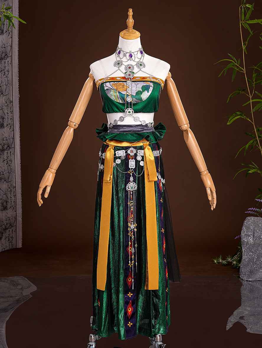 Game Where Winds Meet Cosplay Drunk Flower Shade Sect Women Costume