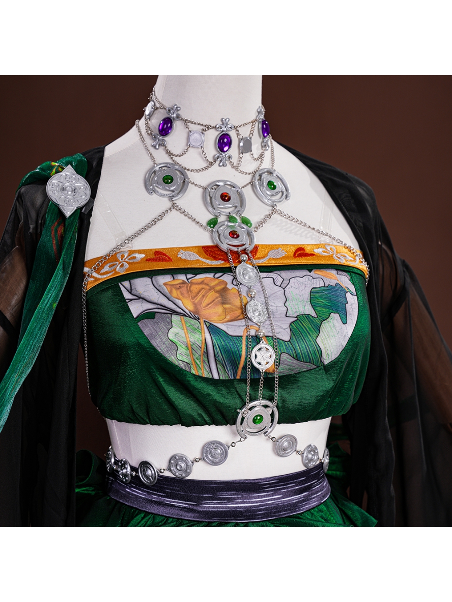 Game Where Winds Meet Cosplay Drunk Flower Shade Sect Women Costume