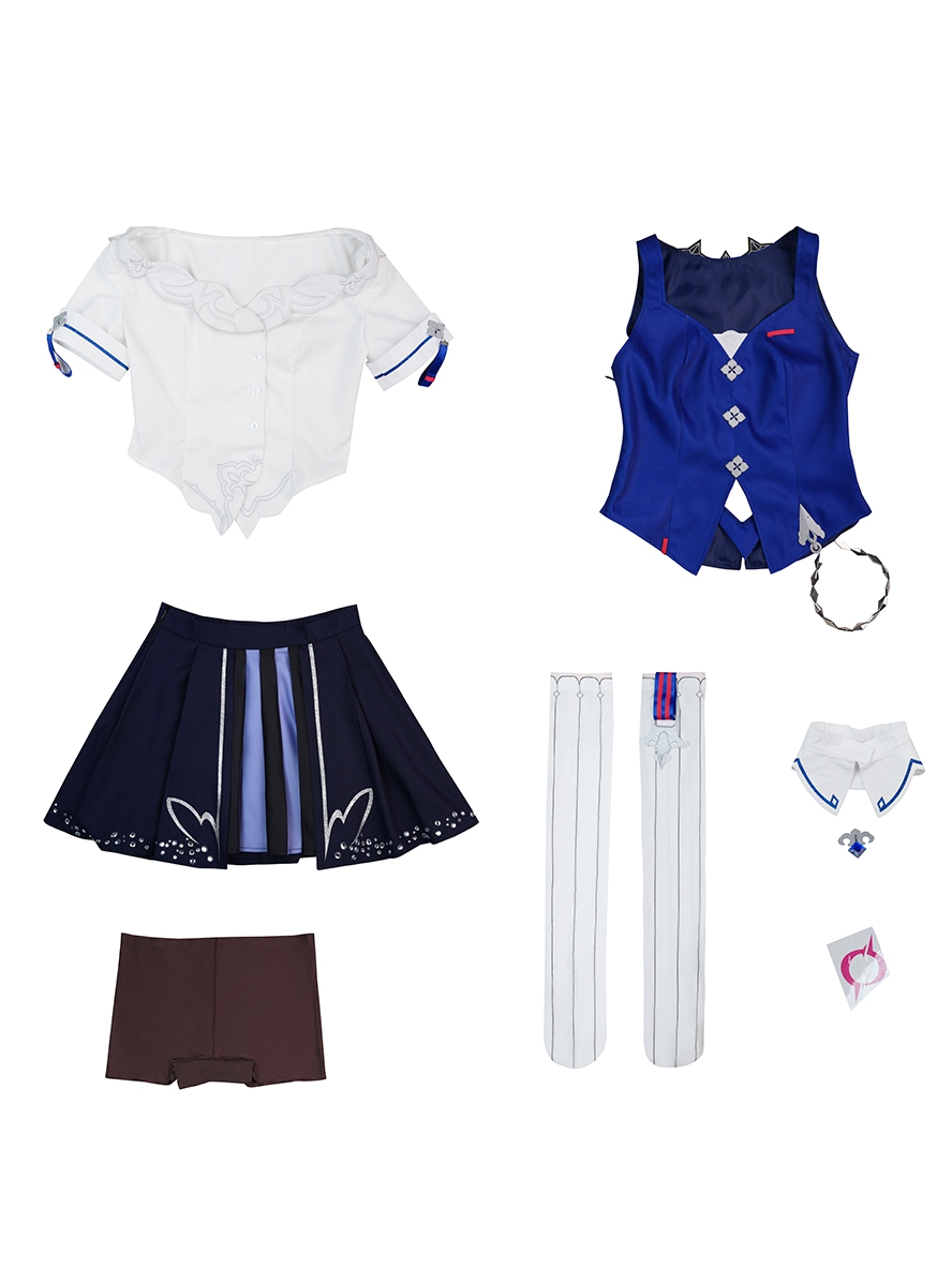 Game Honkai Impact 3 Cosplay Seele Vollerei Azure Memories Costume