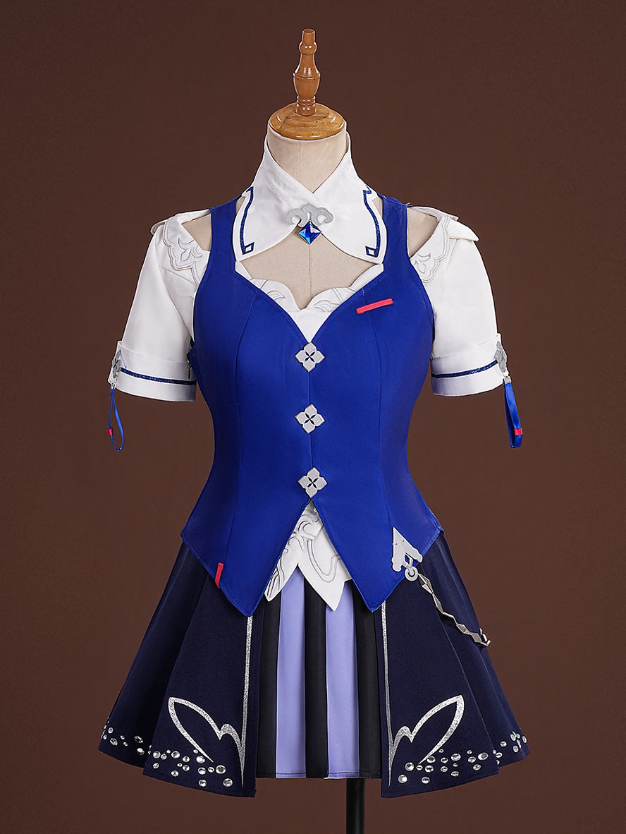 Game Honkai Impact 3 Cosplay Seele Vollerei Azure Memories Costume