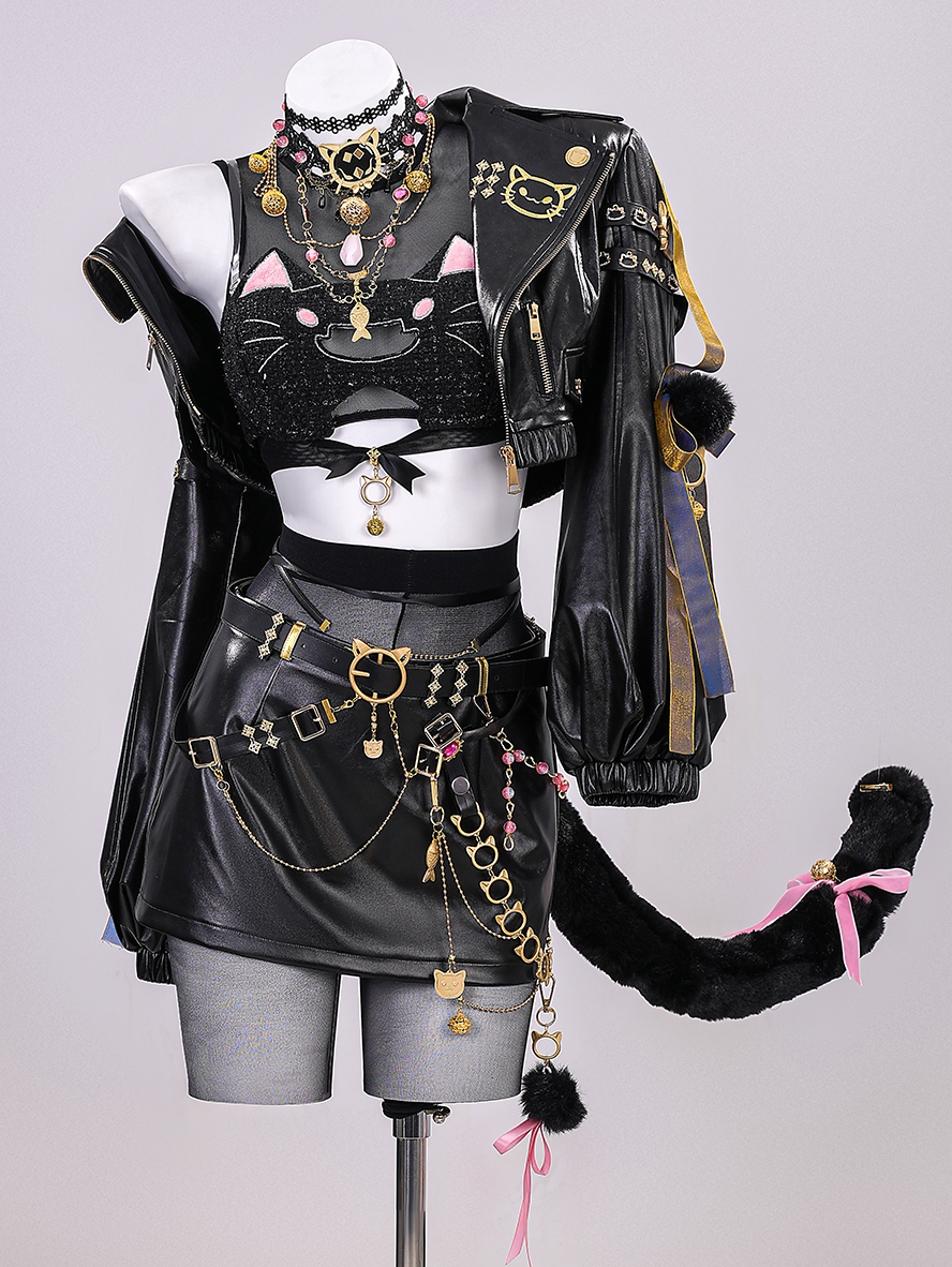Game Naraka Bladepoint Cosplay Feria Shen Justice Feline Costume