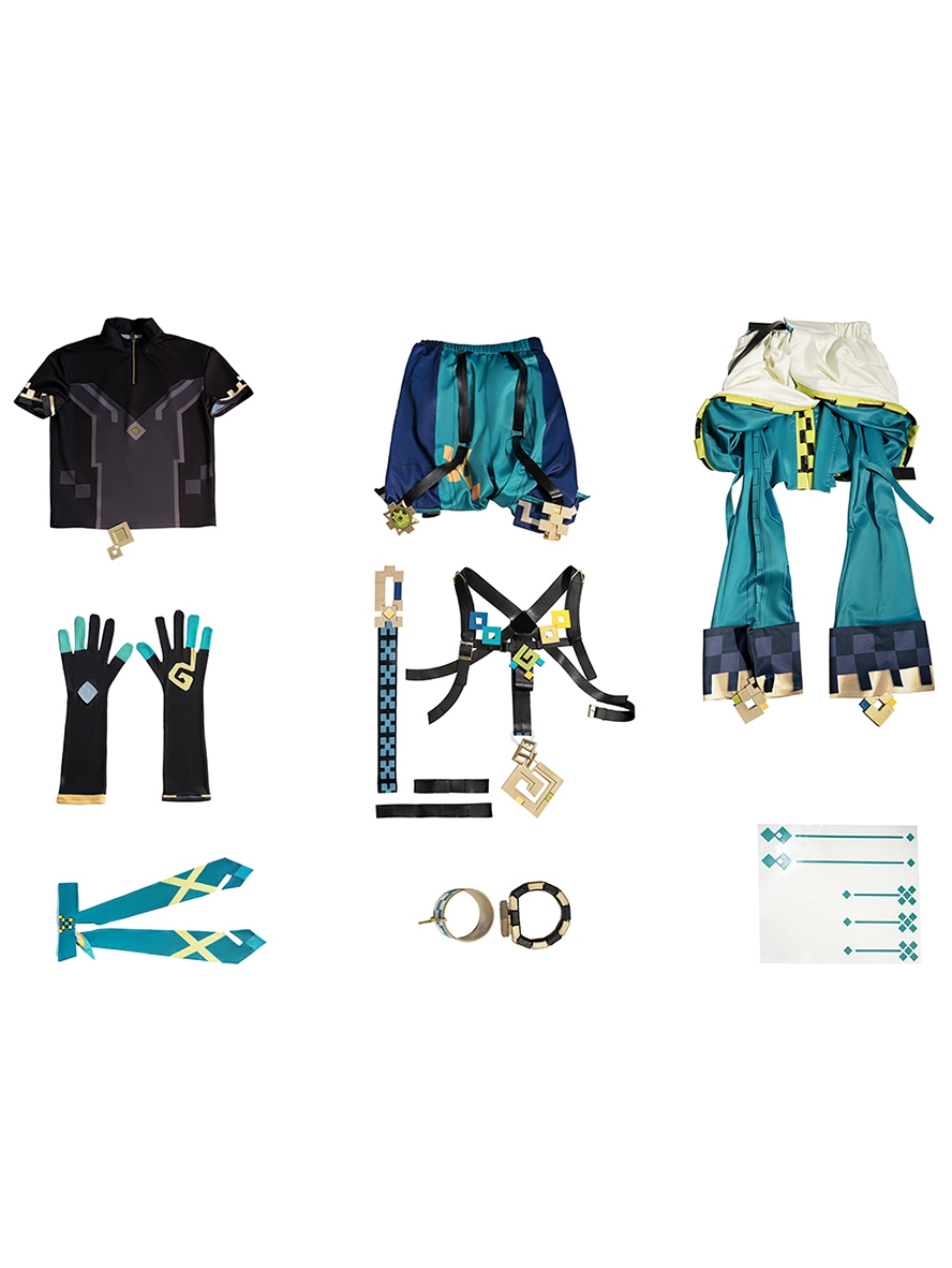 Game Genshin Impact Cosplay Kinich Costume