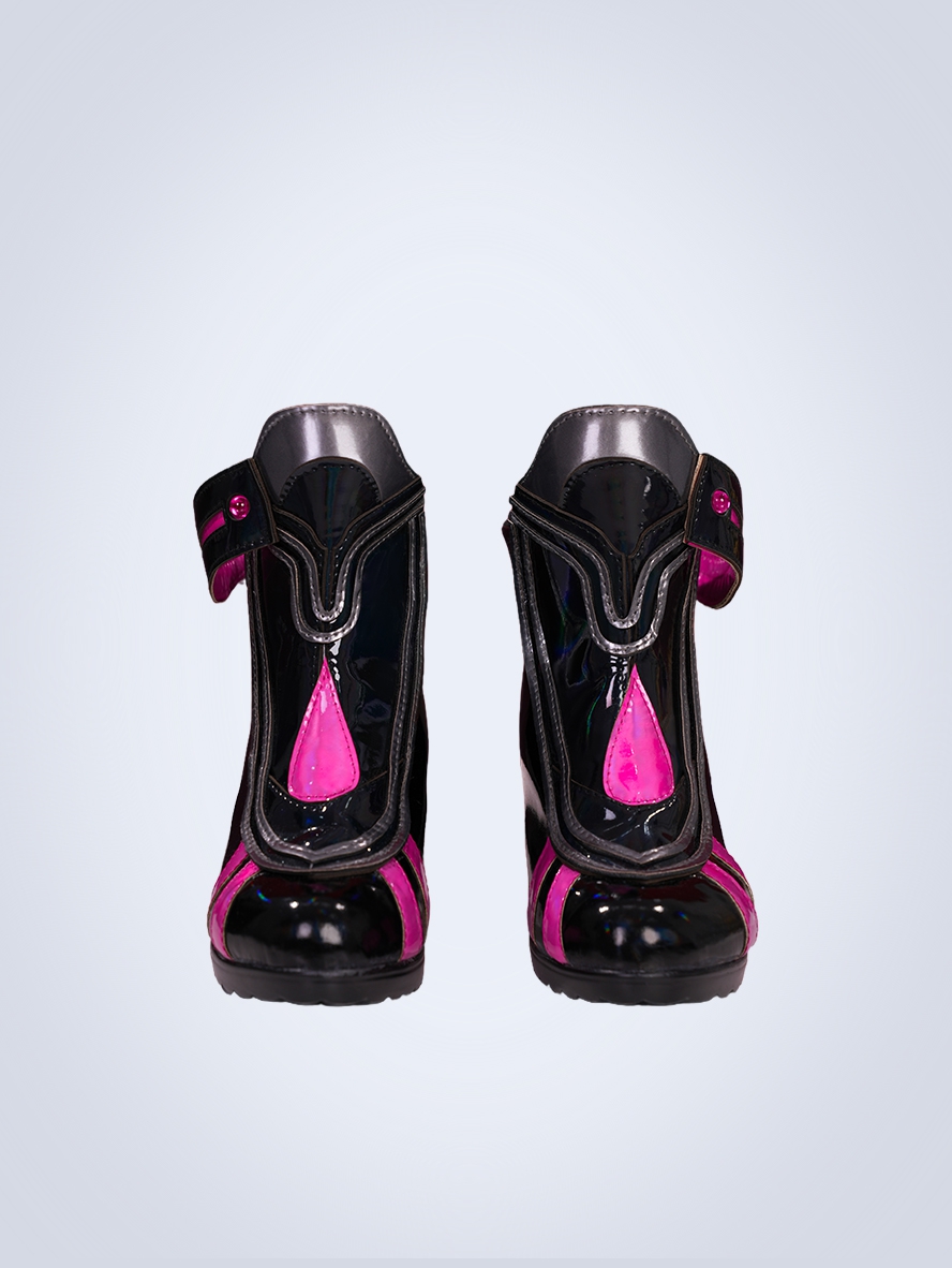 Game Naraka Bladepoint Cosplay Tessa 2674 Dark Night Raid Black High Heels