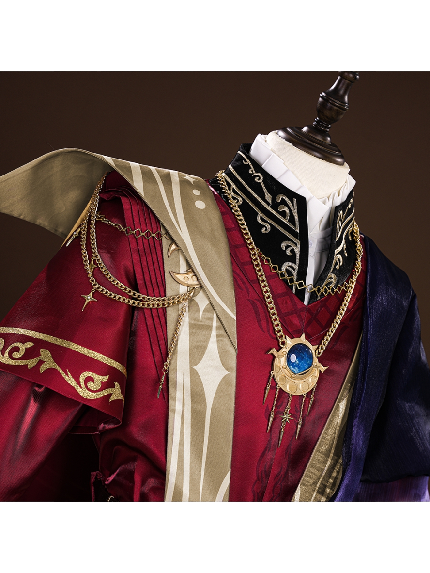 Game Identity V Cosplay Philippe Wax Artist Astrologer Costume