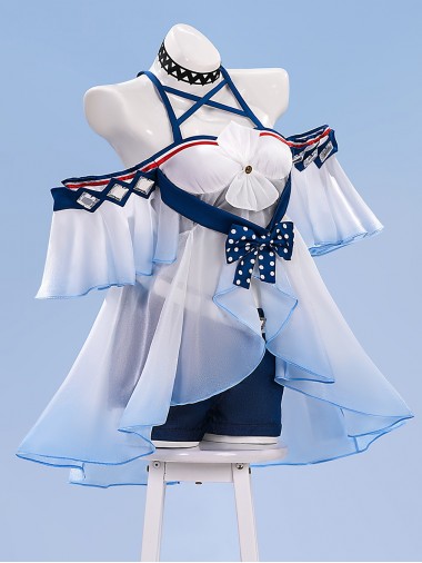 Game Arknights Cosplay Skadi Riding The Waves Costume