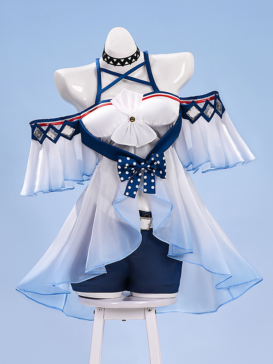 Game Arknights Cosplay Skadi Riding The Waves Costume