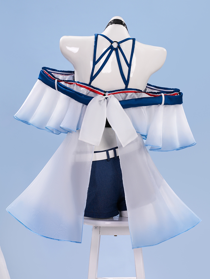 Game Arknights Cosplay Skadi Riding The Waves Costume