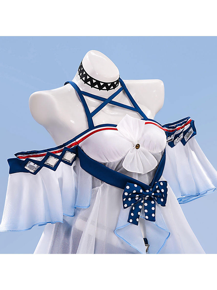 Game Arknights Cosplay Skadi Riding The Waves Costume