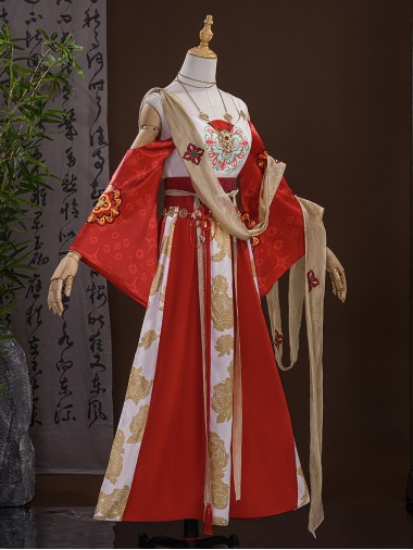 Game Where Winds Meet Cosplay Pipa Fairy Little Immortal Costume