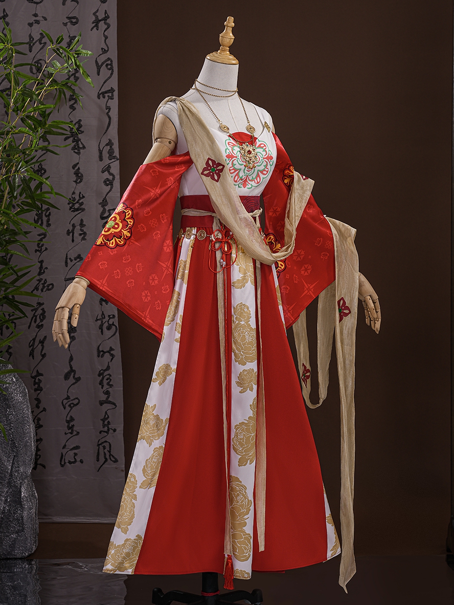 Game Where Winds Meet Cosplay Pipa Fairy Little Immortal Costume