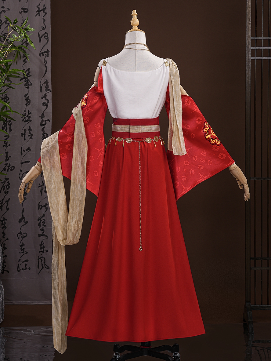 Game Where Winds Meet Cosplay Pipa Fairy Little Immortal Costume