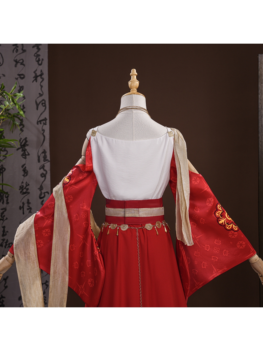 Game Where Winds Meet Cosplay Pipa Fairy Little Immortal Costume
