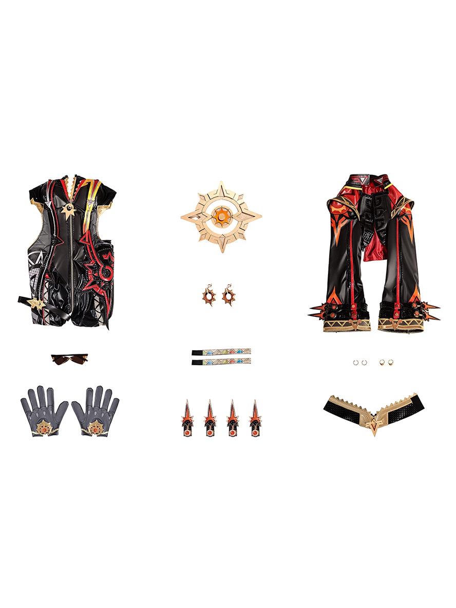 Game Genshin Impact Cosplay Mavuika Pyro Archon Bodysuit Costume