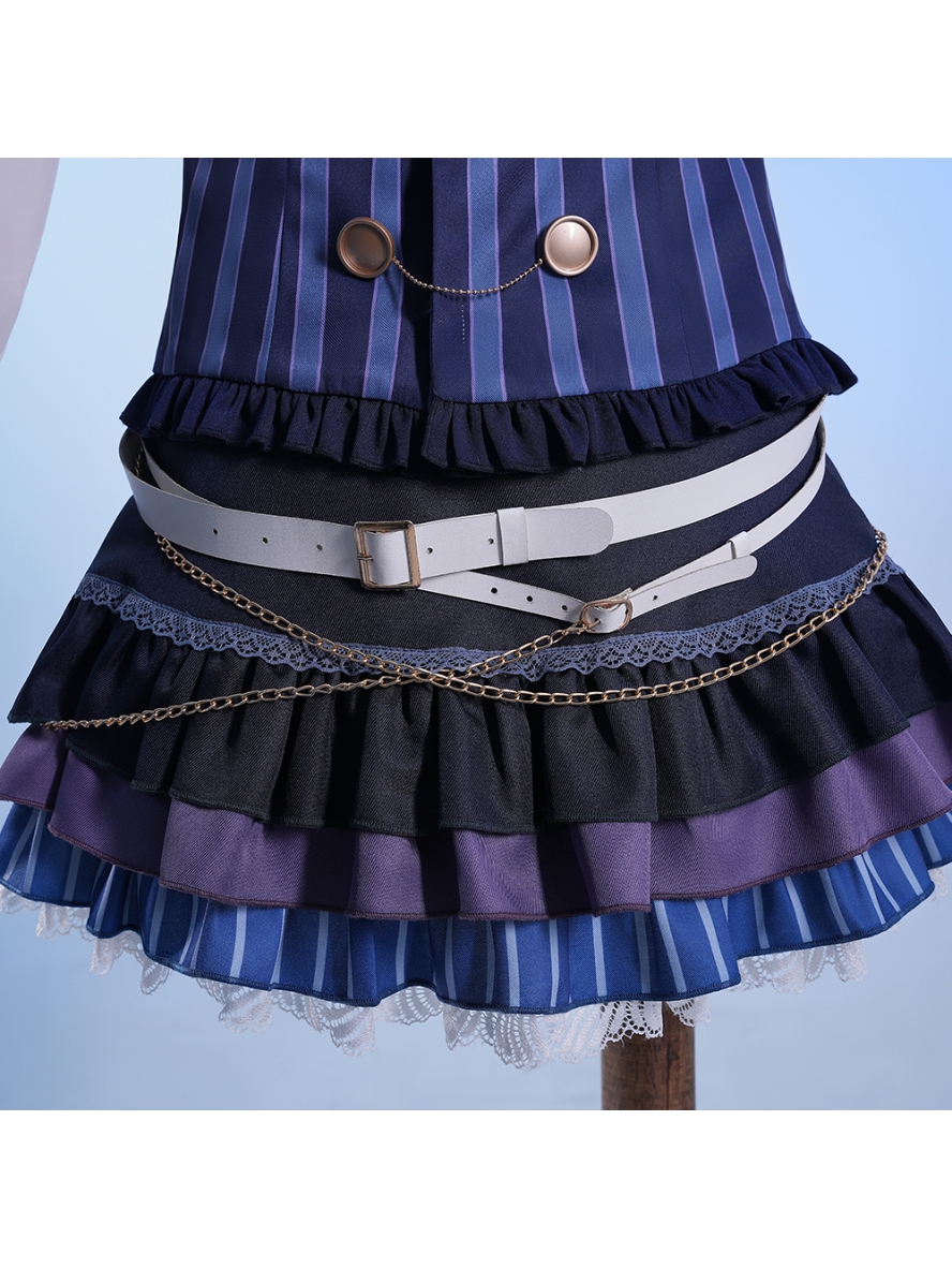 Vtuber Cosplay Seren Azuma Halloween Formal Dress Outfit Costume