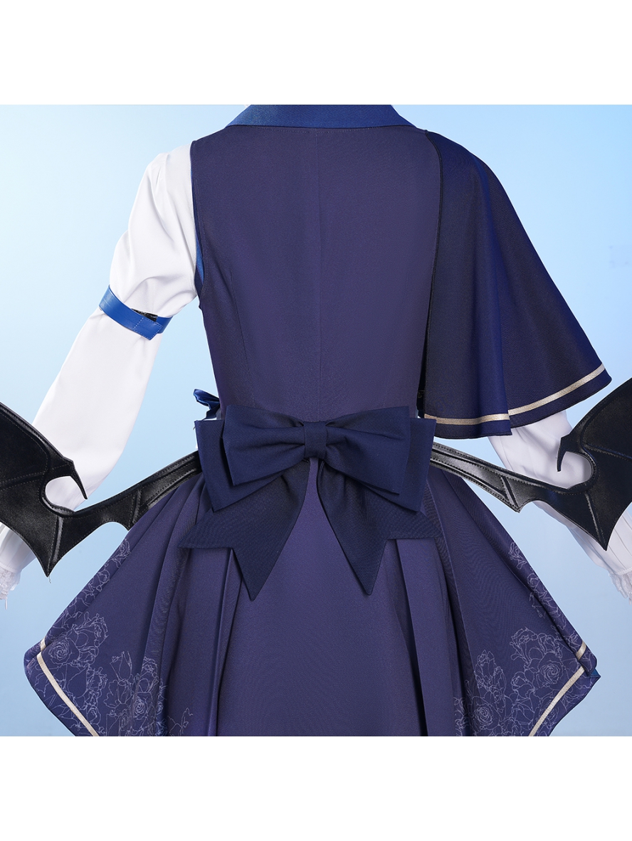 Vtuber Cosplay Seren Azuma Halloween Formal Dress Outfit Costume