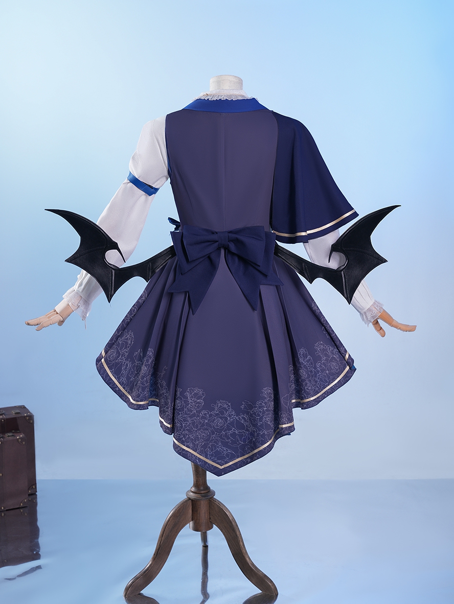 Vtuber Cosplay Seren Azuma Halloween Formal Dress Outfit Costume