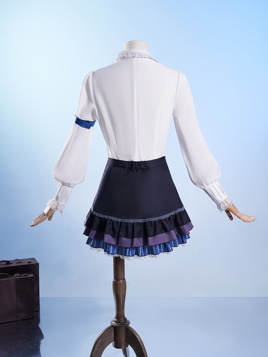 Vtuber Cosplay Seren Azuma Halloween Formal Dress Outfit Costume