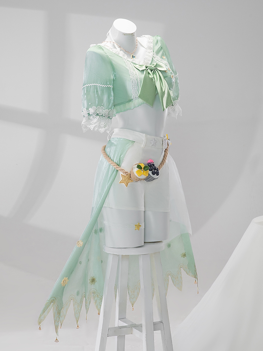 Game Identity V Cosplay Demi Bourbon Barmaid Sea Salt Mocktail Costume