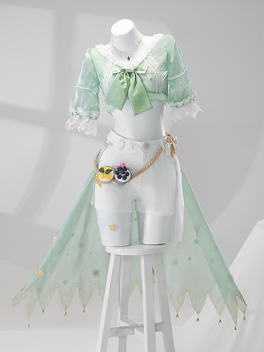 Game Identity V Cosplay Demi Bourbon Barmaid Sea Salt Mocktail Costume