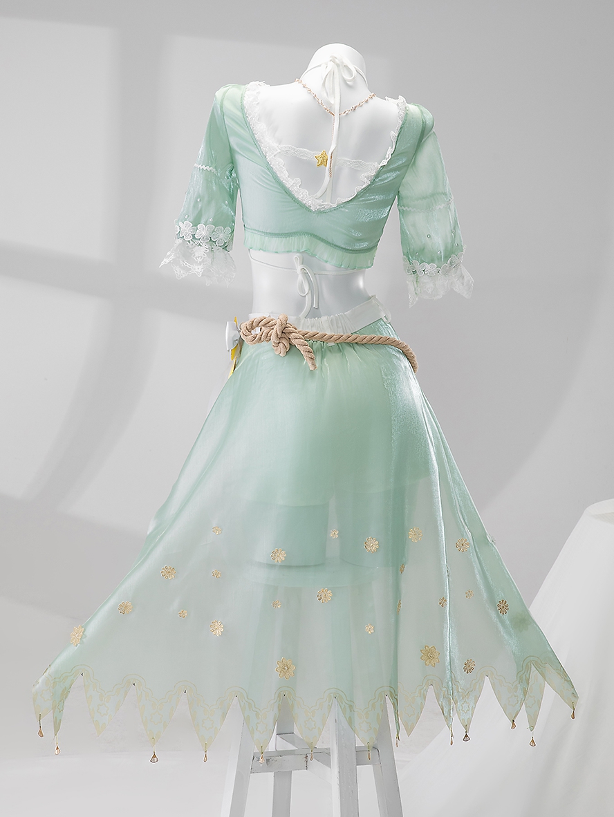 Game Identity V Cosplay Demi Bourbon Barmaid Sea Salt Mocktail Costume