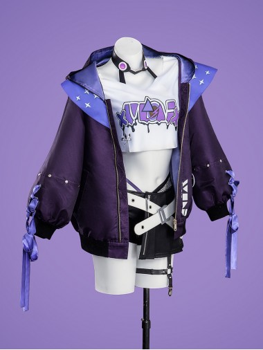Game Honkai Star Rail x Samsung Collaboration Cosplay Silver Wolf Costume