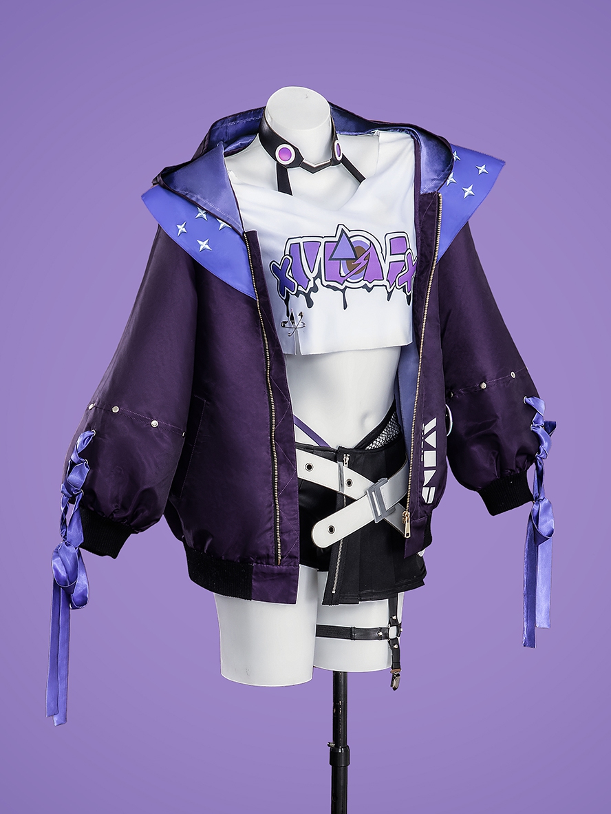 Game Honkai Star Rail x Samsung Collaboration Cosplay Silver Wolf Costume