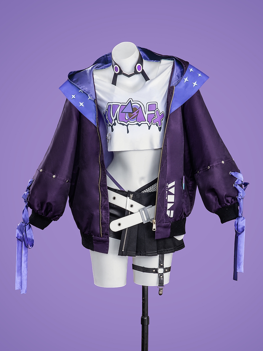 Game Honkai Star Rail x Samsung Collaboration Cosplay Silver Wolf Costume