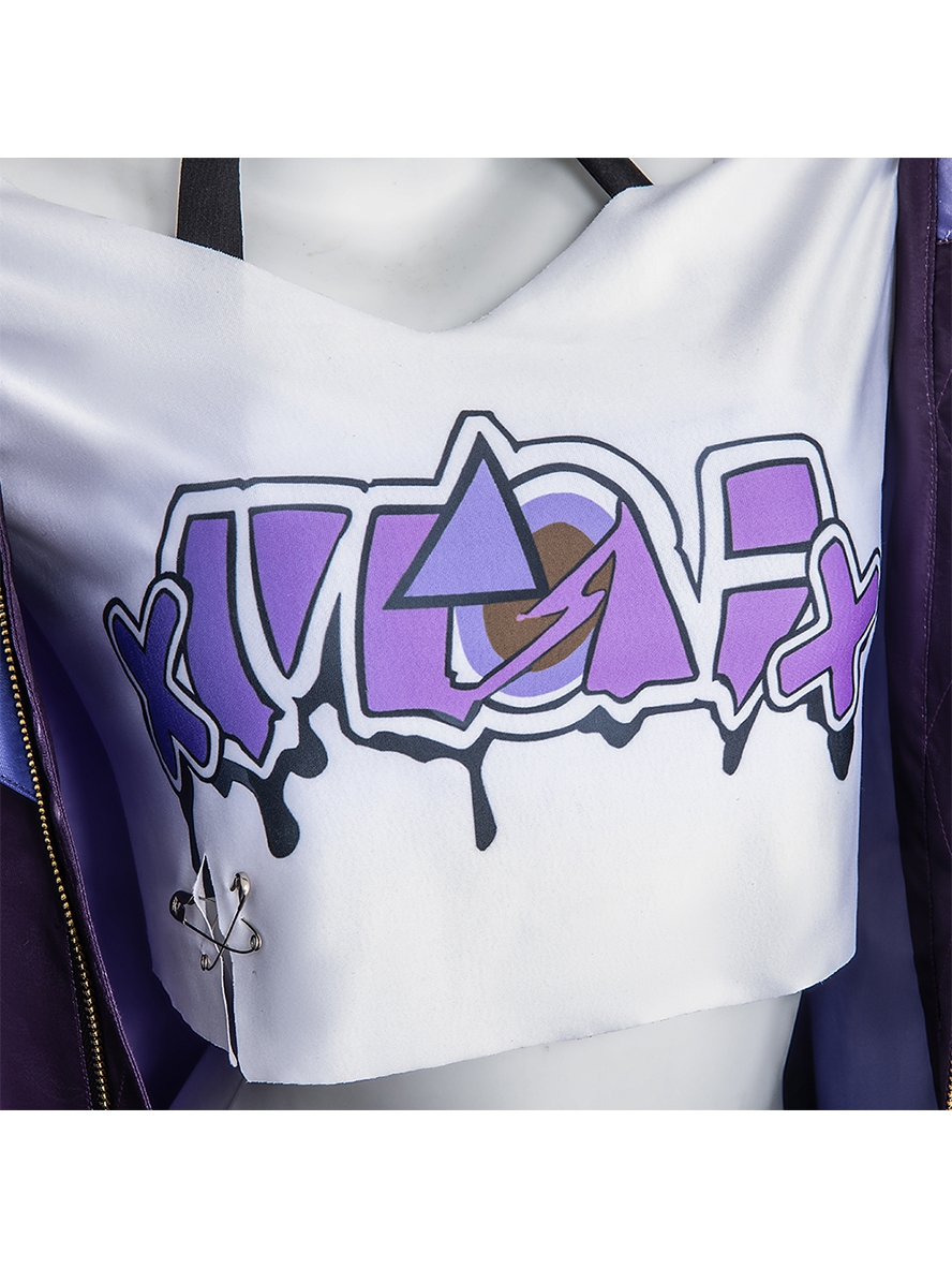 Game Honkai Star Rail x Samsung Collaboration Cosplay Silver Wolf Costume